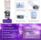 12 Pack Battery Operated Purple Fairy Lights – 7ft, 20 Mini LED, Silver Wire, Twinkle Lights for DIY, Parties, Weddings, Bedroom, and Christmas Decoration (Purple)